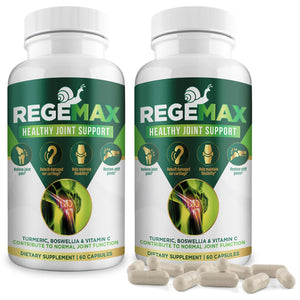 AURA VITAMINS REGEMAX regenerates and Helps Alleviate Joint discomfort Supplement, Snail Protein, Boswellia Serrata, and Turmeric – 60 Caps. (2) AURA VITAMINSBuy Supplements Australia