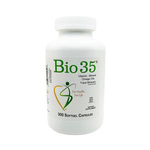 Bio35 / 300 sg Original, Gluten Free, Daily Multivitamin for Men & Women Wellness – Bio35 High Potency Softgel with Trace Minerals, Multi Vitamins for Immune Support, Digestion, & Energy, Biotek, For Health, For LifeBuy Supplements Australia
