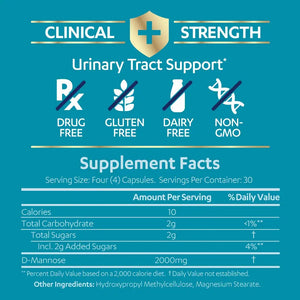 AZO D Mannose Urinary Tract Health, Cleanse, Flush & Protect The Urinary Tract & Cranberry Urinary Tract Health Supplement, 1 Serving = 1 Glass of Cranberry Juice, Sugar AZOBuy Supplements Australia