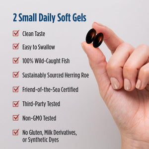 Nordic Naturals Omega-3 Phospholipids, Unflavored - 60 Soft Gels - 500 mg Omega-3 & 350 mg Phospholipids - Heart & Brain Health - Small, Easy-to-Swallow Soft Gels - Non-GMO - 30 Servings Nordic NaturalsBuy Supplements Australia