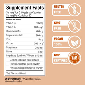 Nature Restore BoneBoost, Natural Bone Health Supplement, 60 Capsules, Manufactured in USA, Non GMO, Gluten Free Nature RestoreBuy Supplements Australia