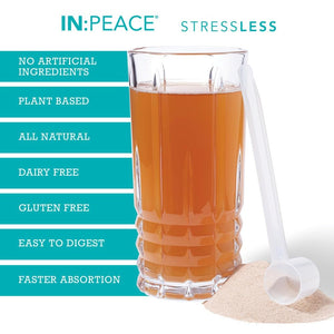 In:TotalWellness IN:Peace Herbal Calming Formula. 20 Serving Pouch, Wild Berry Flavor. 9 Herb Antioxidant + Adaptogen Blend. Clinically Proven Ingredients. Crafted by a Licensed Herbalist INTotalWellness buy supplements Au