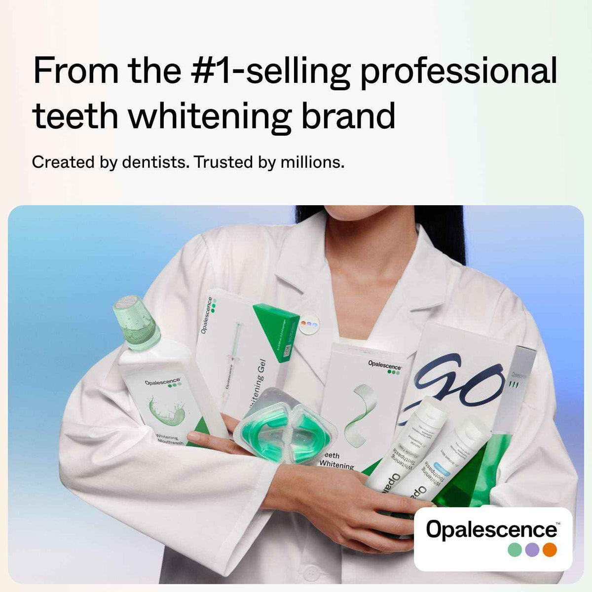 Opalescence Go 15- Prefilled Teeth Whitening Trays Kit - 15% Hydrogen Peroxide - (10 Treatments) Dentist Recomended - Made by Ultradent Products