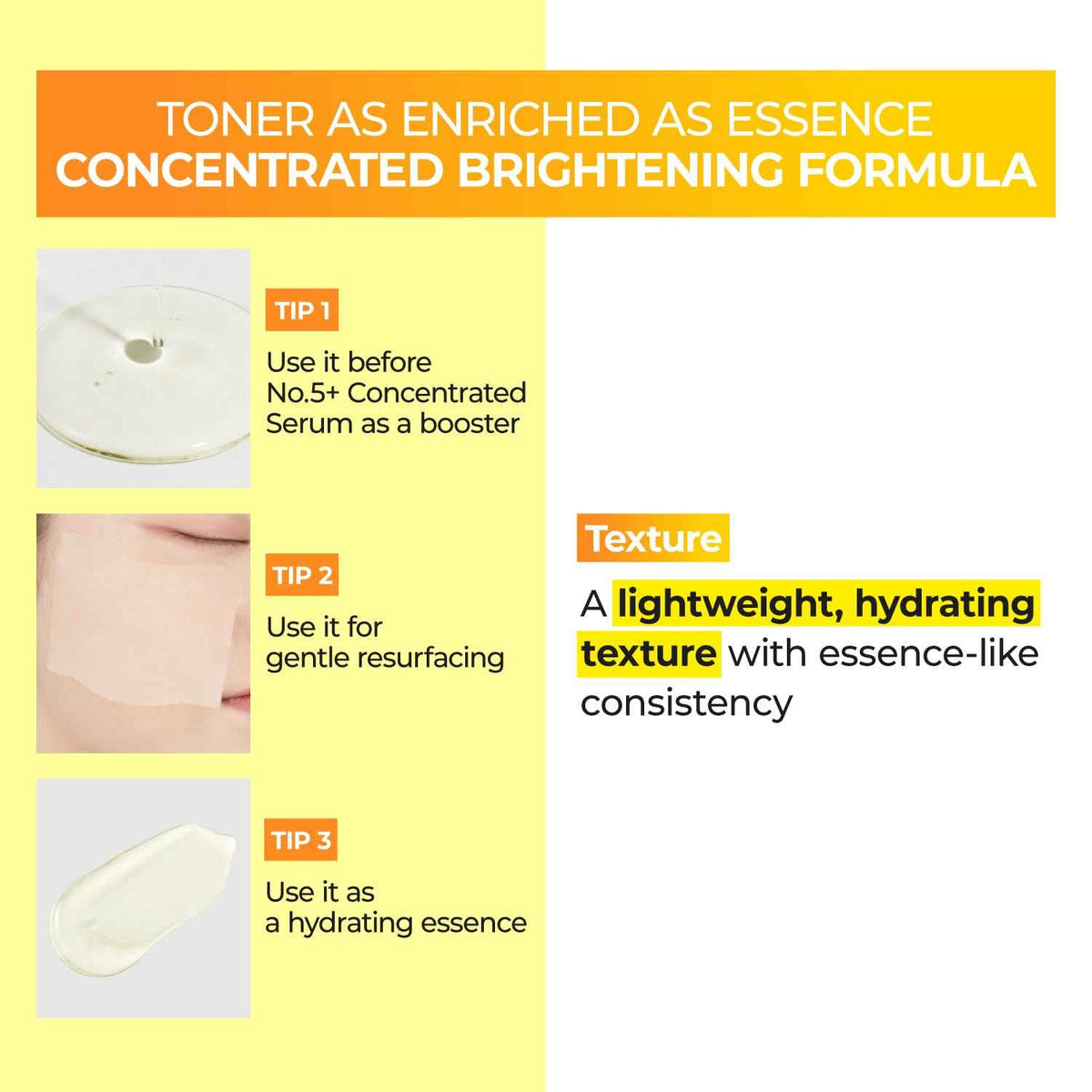 numbuzin No.5 Vitamin Boosting Essential Toner, Radiance-Boosting Vitamin Toner for Uneven & Dull Skin, Glutathione, Vitamin C, Niacinamide