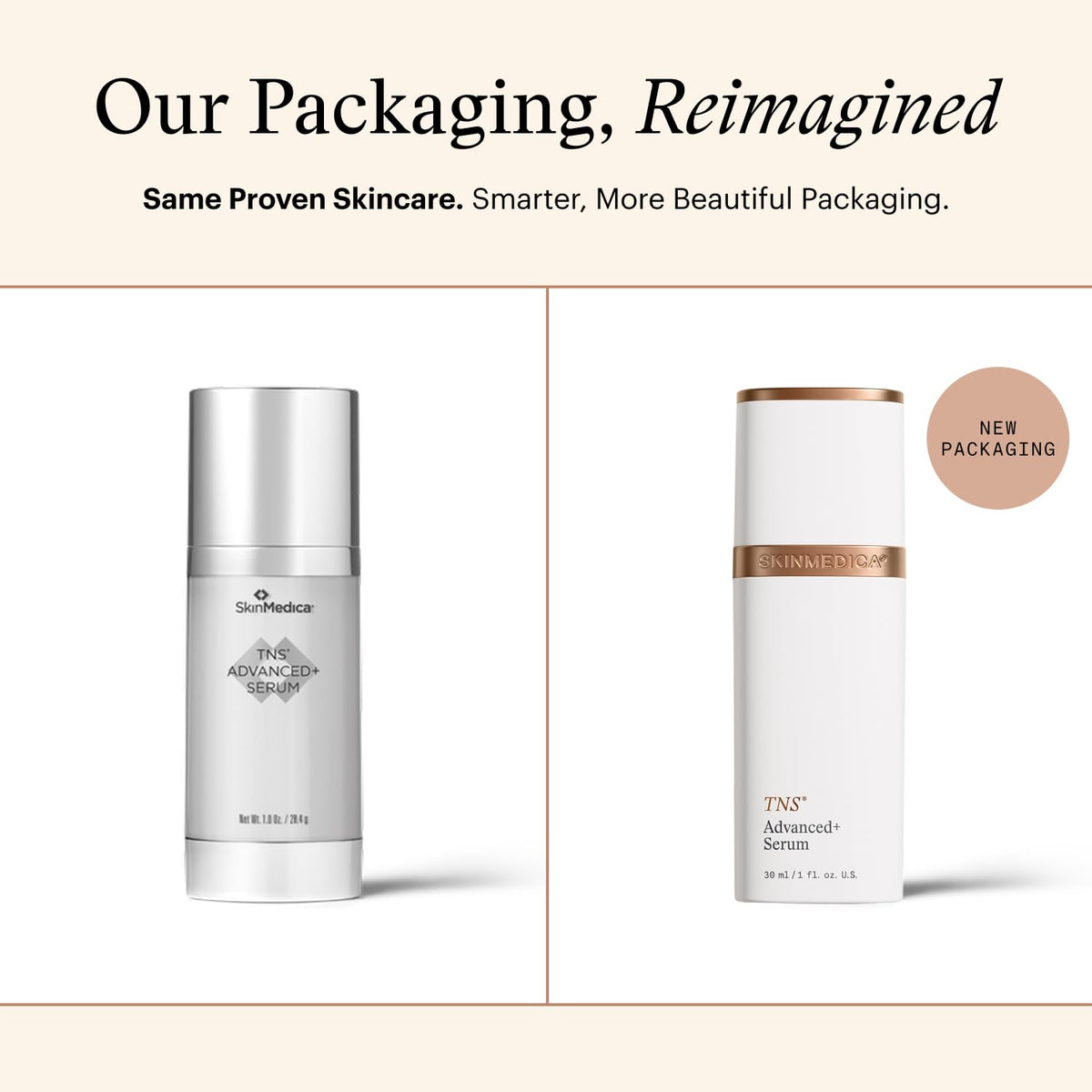 supplement products​SkinMedica TNS Advanced+ Face Serum - Multi Peptide Serum to Help Improve the Appearance of Wrinkles, Fine Lines, Skin Tone & Texture (1 oz) - JerryCherryUSA
