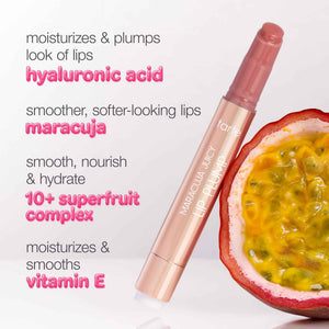 tarte maracuja juicy lip plump – Hydrating & Volumizing Lip Plumper Gloss Balm with Nourishing Hyaluronic Acid, Plumps & Moisturizes, Vegan & Cruelty-Free, full size, mocha