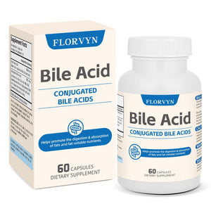 Florvyn Conjugated Bile Acid Supplement 1000mg – Supports Fat Digestion & Absorption of Fats & Fat-Soluble Nutrients, Gut Comfort & Nutrient Utilization, 60 Capsules, 30 Day Supply FlorvynBuy Supplements Australia