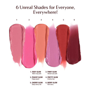 Charlotte Tilbury Unreal Healthy Glow Blush Stick - Buildable Cream Makeup with a Skincare-Infused Formula - Easy to Use, Blendable & Leaves Skin with a Luminous Sheen - Berry Glow