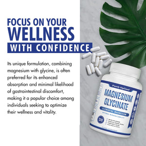 Purely Optimal Magnesium Glycinate 500mg – Sleep Support & Stress Relief – Gentle, High Absorption Magnesium Supplement for Muscle Relaxation, Calm & Nerve Support – 120 Capsules Purely OptimalBuy Supplements Australia
