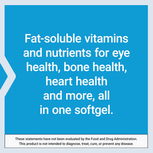 Life Extension Once-Daily Health Booster, Vitamins E, K1 & K2, phospholipids, Fat-Soluble nutrients for Eye Health, Bone Health, Heart Health, Gluten-Free, 1 Daily, Non-GMO, 30 softgels Life ExtensionBuy Supplements Australia