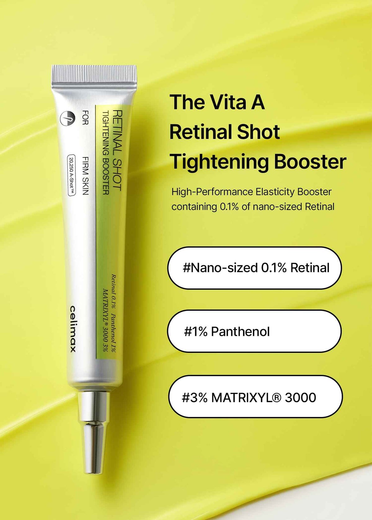 celimax Retinal Booster 15ml + Retinol Serum 30ml, Anti-aging Gifts for Women, Korean Skin Care