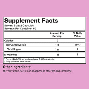 Szio+ Utiva D-Mannose 500mg Capsules – Naturally Flush The Bladder and Urinary Tract – UTI Avoidance – D Mannose Supplements for Women – Supports Urinary Tract Infection Treatments, 120 Capsules Szio+Buy Supplements Australia