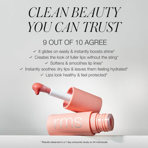 supplement products​RMS Beauty Legendary Lip Oil - High-Shine Hydrating Lip Gloss Oil - 8-Hour Moisture with Bitter Cherry & Jojoba Oil - 0.17 oz - JerryCherryUSA