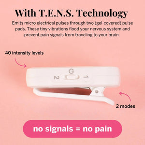 Pixie Period Pain Relief Device - Best PMS Relief Simulator with TENS Technology - Thinnest Wearable Tens Unit - Unnoticeable Under Clothes - Menstrual Cramp Comfort for Feminine Care Pixie CupBuy Supplements Australia