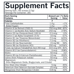 Super Nu-Thera Powder - Hypoallergenic - Unflavored - 16 Ounces Kirkman buy supplements Au