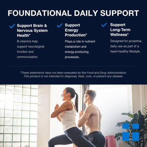 Opti + Homocysteine Capsules | Daily Brain and Heart Health Supplements* | Brain Supplement with Methylcobalamin & Methylfolate | 60 capsules/30 Servings Opti + Life buy supplements Au