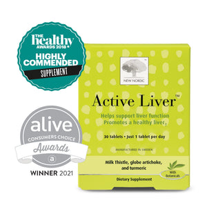 NEW NORDIC Active Liver 30-Day Supply, Daily Liver Supplement, Milk Thistle, Artichoke & Turmeric, 30 Tablets (Pack of 1) NEW NORDICBuy Supplements Australia