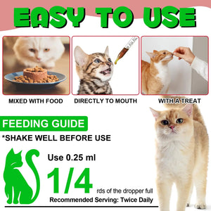 Cat Urinary Tract Infection Treatment, Cat UTI Treatment Drops Supports Bladder, Kidney Stone, Cranberry Kidney Bladder Support Supplement, Chicken Flavor, 60ml BTQAFVZTBuy Supplements Australia