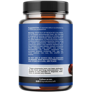 Potent Black Maca Root Capsules for Men - Herbal Wellness Supplement with Siberian Ginseng Ashwagandha and Black Maca Root - Men’s Wellness Supplement to Support General Health - 120 Count Natures CraftBuy Supplements Australia
