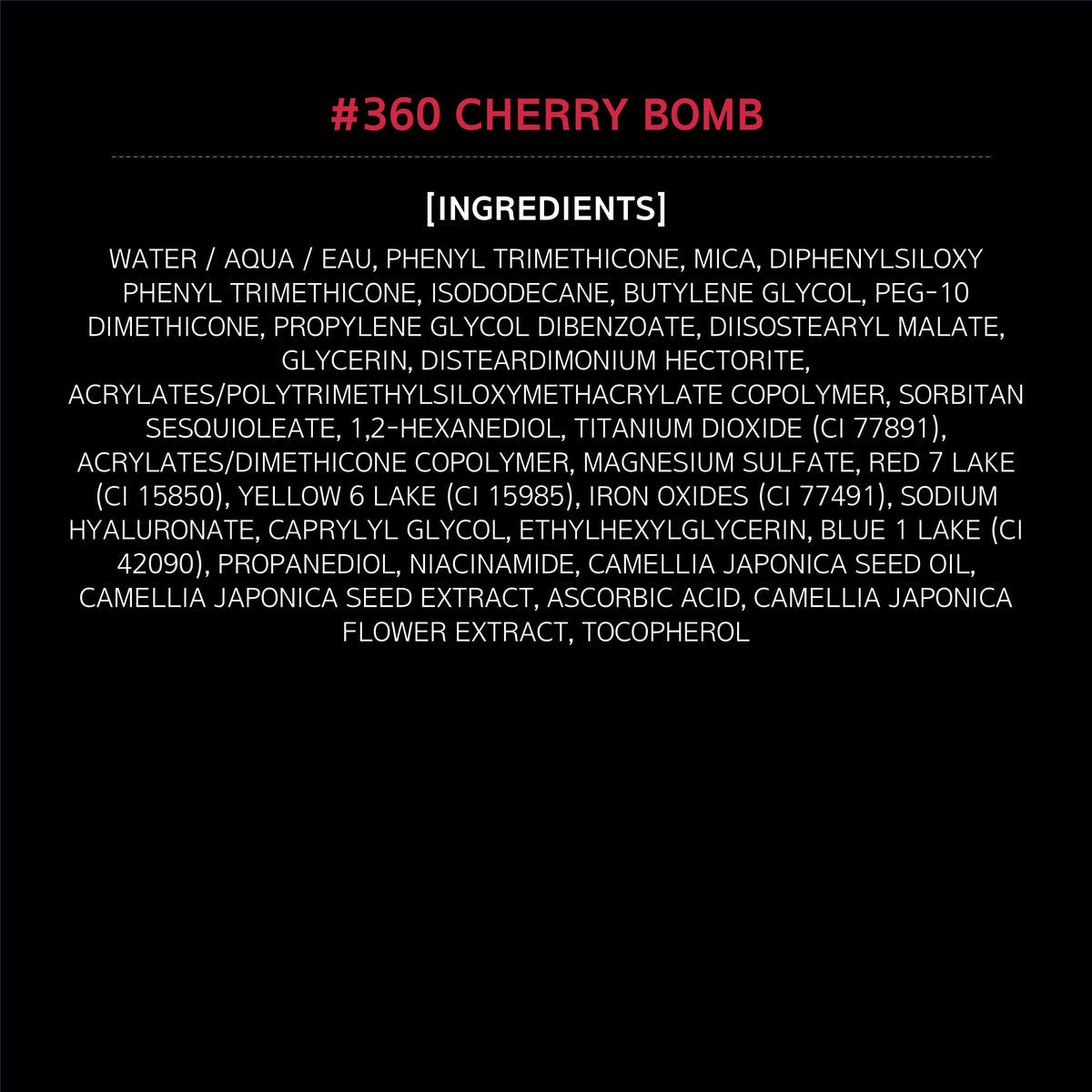 supplement products​HERA Reflection Liquid Blush #360 Cherry Bomb 7.5g – Glass Skin Glow, Hydrating Serum Formula with 70% Skincare Ingredients, Buildable Radiance, Sheer Color, Korean Makeup - JerryCherryUSA