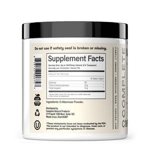 D Mannose Powder Supplement 8oz - Powder D Mannose for Urinary Tract & Bladder Health Support, Bulk Easy Mix Formula, 115 Servings, No Fillers, Non GMO & Gluten Free Support, Kosher Certified Made USA Complete Natural ProductsBuy Supplements Australia