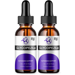 BLUE VIBE Glycopezil Drops, Glyco pezil Advanced Maximum Strength Overall Health & Blood Support Supplement, Glycopezil Premium Daily Health and Overall Energy Formula (2 Pack - 4oz / 120ml) BLUE VIBEBuy Supplements Australia