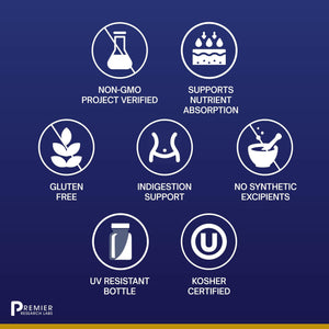 Premier Research Labs Premier HCL - Betaine HCL, Betaine Hydrochloride Supplement for Optimal Digestive Function, Nutrient Absorption, Betaine-HCL for Low Stomach Acid- 90 Vegetarian Capsules Premier Research LabsBuy Supplements Australia
