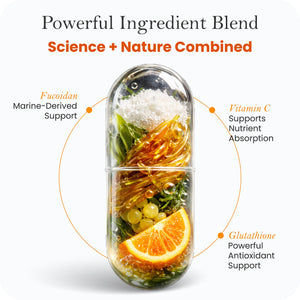 Advanced Glutathione Complex 500mg – with Fucoidan & Vitamin C – Antioxidant Support for Skin Glow, Detox & Immune Health – Non-GMO, Made in USA (60 Capsules) Collagen Laborés buy supplements Au