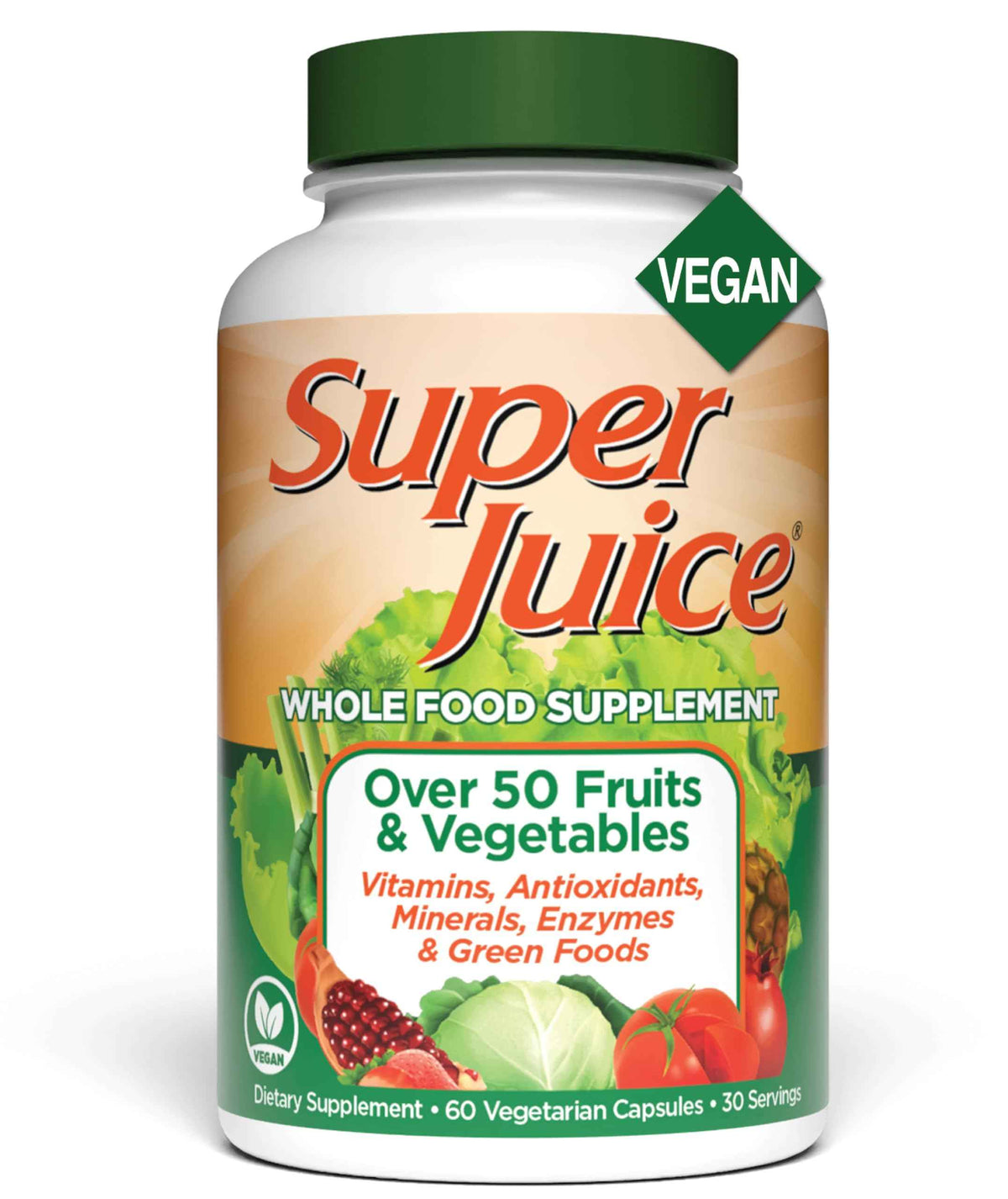 Super Juice Wholefood Supplement, Vegetable and Fruit Supplement, Phyto-Nutrient Formula, Potent Antioxidants