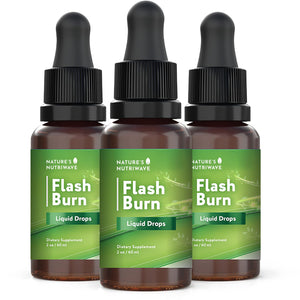 Flash Burn – Natural Plant-Based Liquid Supplement with Maca, Grape Seed, Green Tea & Ginseng – Made in USA, Non-GMO, Gluten-Free, Dairy-Free, Vegetarian - 2 Fl Oz (40 mL), 3 Month Supply Nature’s NutriWaveBuy Supplements Australia