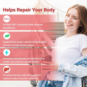 OMOGS Glutathione & NAC Supplement, with vtamin B & Selenium, Supports Liver Health, Cellular, Antioxidant, Energy Production & Immune, Vegan & Gluten-Free, 90 Veg Capsules.
