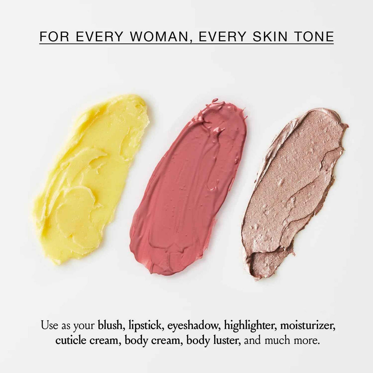 Boomstick Trio ® Rose Nude 3 Pack Cream Blush Makeup - Rose Nude Blush Stick, Highlighter Stick & Moisturizer for Cheeks, Eyes & Lips - Boom Sticks by Cindy Joseph for Older Women