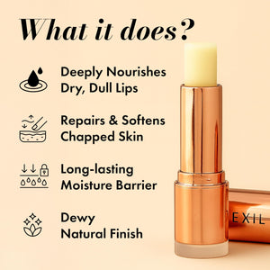 Clinexil Lip Balm – Hydrating Lip Repair with Cold-Pressed Oils, 10% Squalane, Vitamin E & Ceramides – Moisturizing Lip Butter for Dry Cracked Lips – Clean, Non-Toxic Lips Care for Women – 004 NT ClinexilBuy Supplements Australia