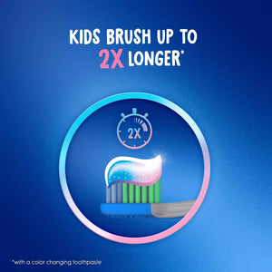 Crest Advanced Kid's Fluoride Toothpaste, Bubblegum Flavor, 4.2 oz, 3 Count, Color-Changing Anticavity Toothpaste