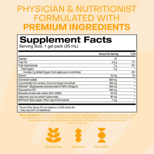 Healthycell Joint Health & Mobility Daily Liquid Supplement - Joint Support Supplement, Inflammation Response, Cartilage & Flexibility with Curcumin, Glucosamine & Chondroitin - 14 Gel Packs HealthycellBuy Supplements Australia