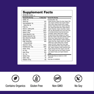 Dr. Schulze's SuperFood Ultra - Plant-Based Superfood Powder for Active Lifestyle Support - Vital Nutrients - Natural Ingredients - Gluten-Free & Dairy-Free - Vegan - 17.4 oz (13 Servings) - 2 Pack Dr. Schulze's buy supplements Au