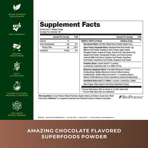 Nutrology Greens & Fruits Powder-Naturally Sourced Superfood, Chocolate (30 Servings) Beet Natural O2, Pre Workout Powder, Passion Fruit Flavor (30 Servings) Nutrology buy supplements Au