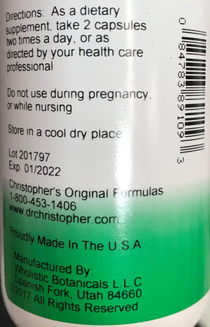 Christopher's Original Formulas Sinus Plus, Sinus Support Capsules, Whole Herb Synergistic Blend, 100 Count Christopher's Original FormulasBuy Supplements Australia