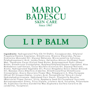 Mario Badescu Moisturizing Original Lip Balm for Dry Cracked Lips, Infused with Coconut Oil and Shea Butter, Ultra-Nourishing Lip Care Moisturizer for Soft, Smooth and Supple Lips, 0.35 Oz Mario BadescuBuy Supplements Australia