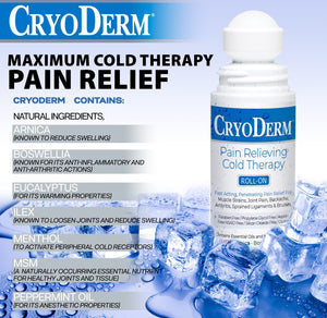 Cryoderm D-Roll-On-3oz-2 Cold Roll-On 3 oz. (Pack of 2) CryoDermBuy Supplements Australia