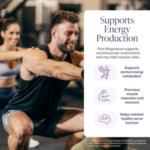 Pure Magnesium Glycinate Supplement – Highly Absorbable Chelated Magnesium to Support Sleep, Muscle & Nerve Health, Energy, Relaxation & Bone Health – 200mg Per Serving, 180 Capsules Pure MicronutrientsBuy Supplements Australia