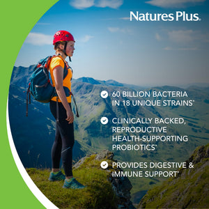 NaturesPlus GI Natural Probiotic Women - 30 Capsules - Digestive & Immune Support, Urinary Tract Health - Includes Cranberry - Gluten Free - 30 Servings Nature's PlusBuy Supplements Australia