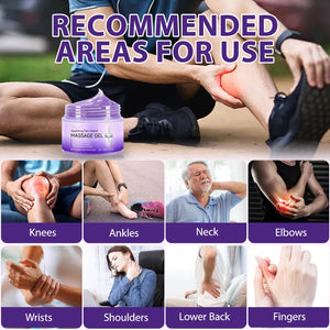Soothing Massage Gel - Joint Massage Purple Gel, Natural Ingredients & Fast-Absorbing for Soothing Joint, Shoulder, Knee, Back & Muscle Stiffness GTZSXNPBuy Supplements Australia
