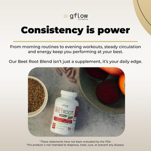 gflow vitamins Beet Root Capsules Organic - All Natural with Vitamin C and Zinc - Supports Heart Health & Stamina, Non-GMO, 180 Vegetarian Capsules | Made in USA gflow vitaminsBuy Supplements Australia